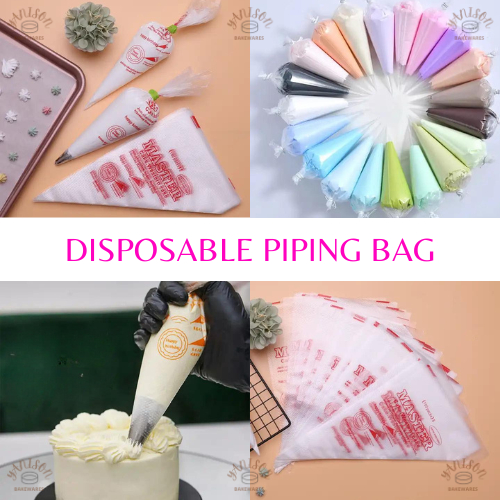 Pastry Piping Bag / Disposable Pastry Piping Bag for Cake Icing / 20pcs