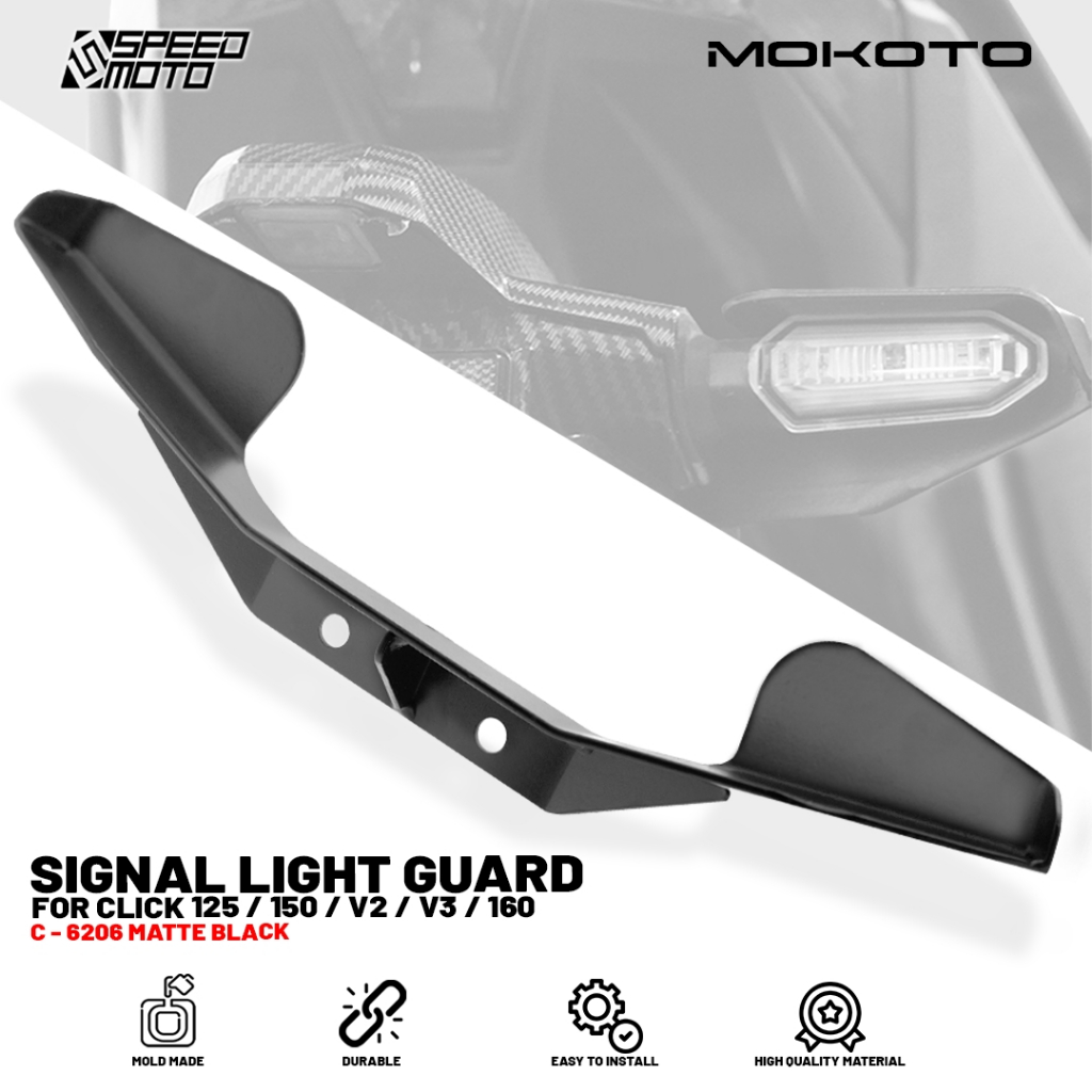 MOKOTO HONDA CLICK V3 CLICK V2 SIGNAL LIGHT PROTECTOR COVER GUARD FOR ...