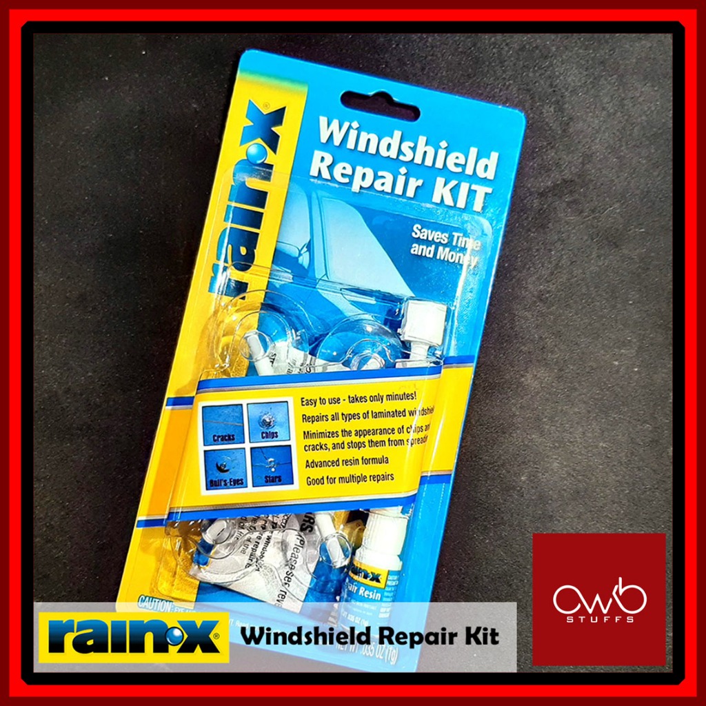 Rain X Windshield Repair Kit RainX Windshield Crack Repair