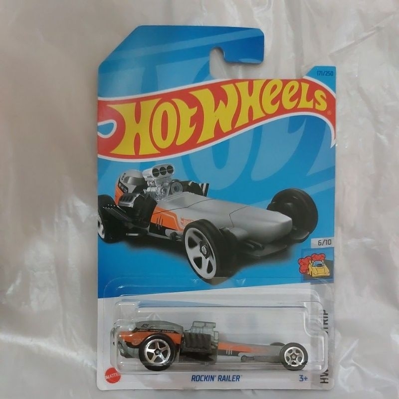 Hoy Wheels Rockin Railer Gray HW Drag Strip rail dragsters | Shopee ...