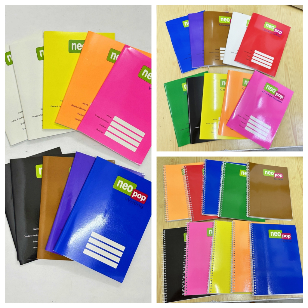 VECO NEOPOP SPIRAL/ WRITING AND COMPOSITION NOTEBOOKS 80 LEAVES 1 ... 