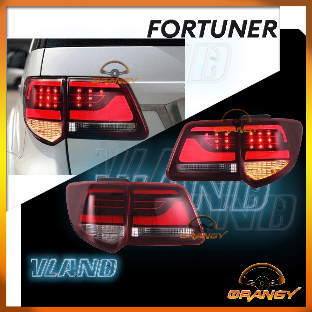 VLAND Toyota Fortuner 2012 to 2015 FULL LED Tail light Assembly ...