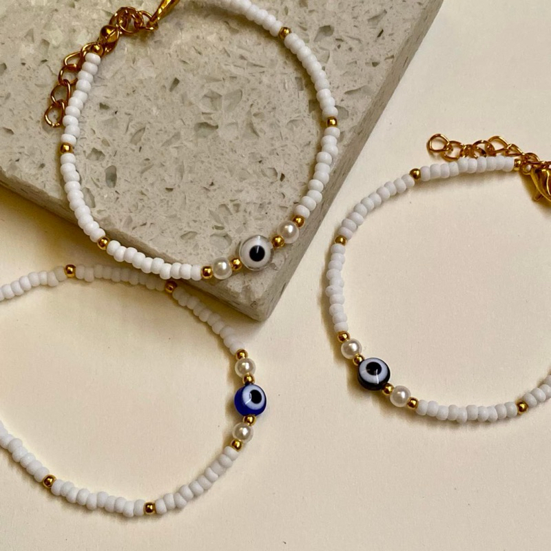 blair & co. NAZAR Beaded Evil Eye Bracelet | Shopee Philippines