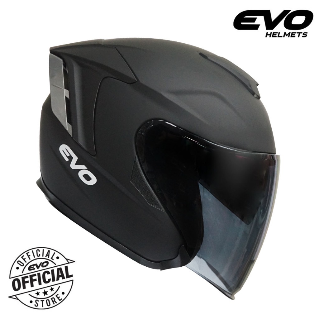 Evo half outlet face helmet