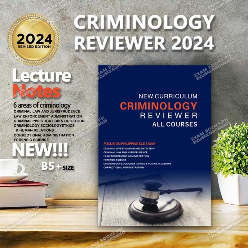 2024 new curriculum criminology complete board exam reviewer