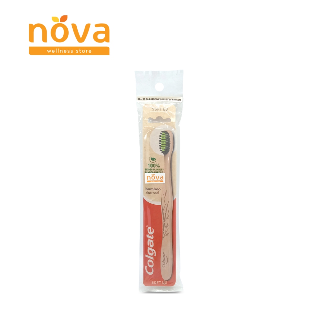 Colgate Bamboo Charcoal Toothbrush Soft (pc) | Shopee Philippines