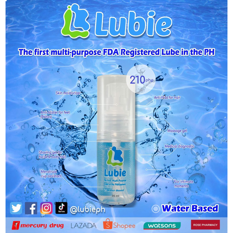 Lubie Water-based Personal Lubricant 35ml 1pc