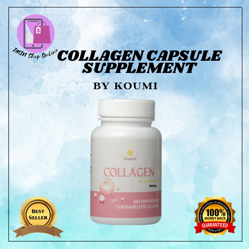 Koumi Collagen Capsule Supplement 100% Organic and Natural Look Young ...