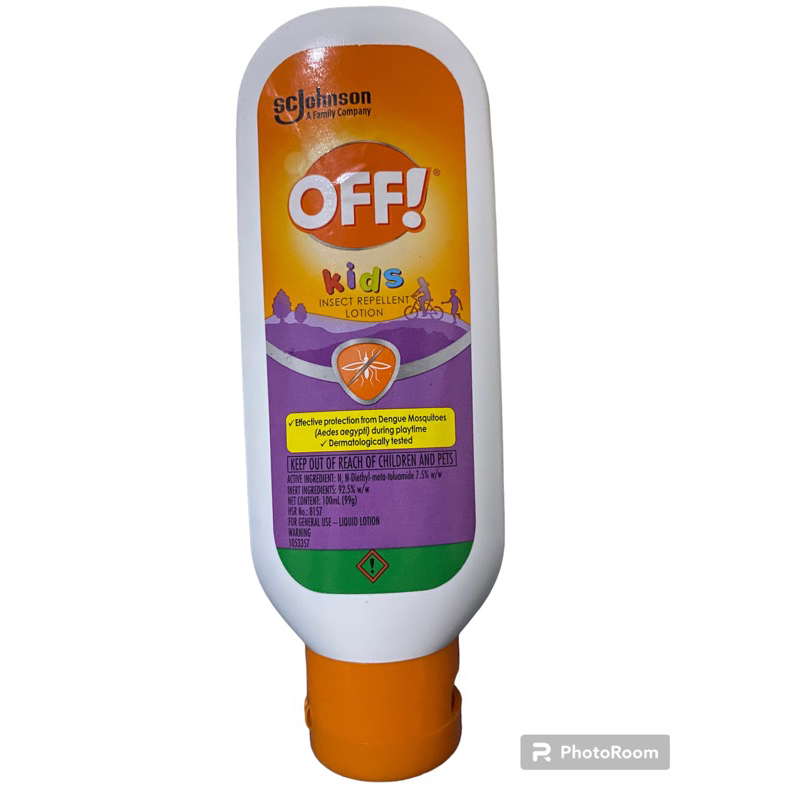 Off! kids insect repellent lotion 100ml | Shopee Philippines