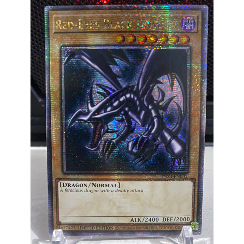 Red Eyes Dark Dragoon Yugioh Red-Eyes Black Dragon Gold Rare 1st