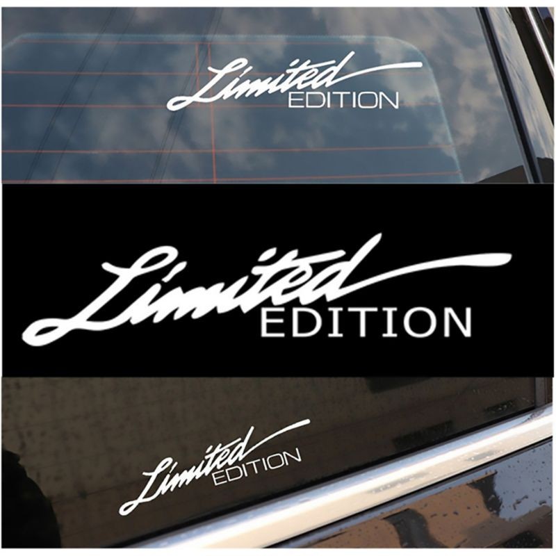 LIMMITED EDITION STICKER CAR/MOTORCYCLE | Shopee Philippines