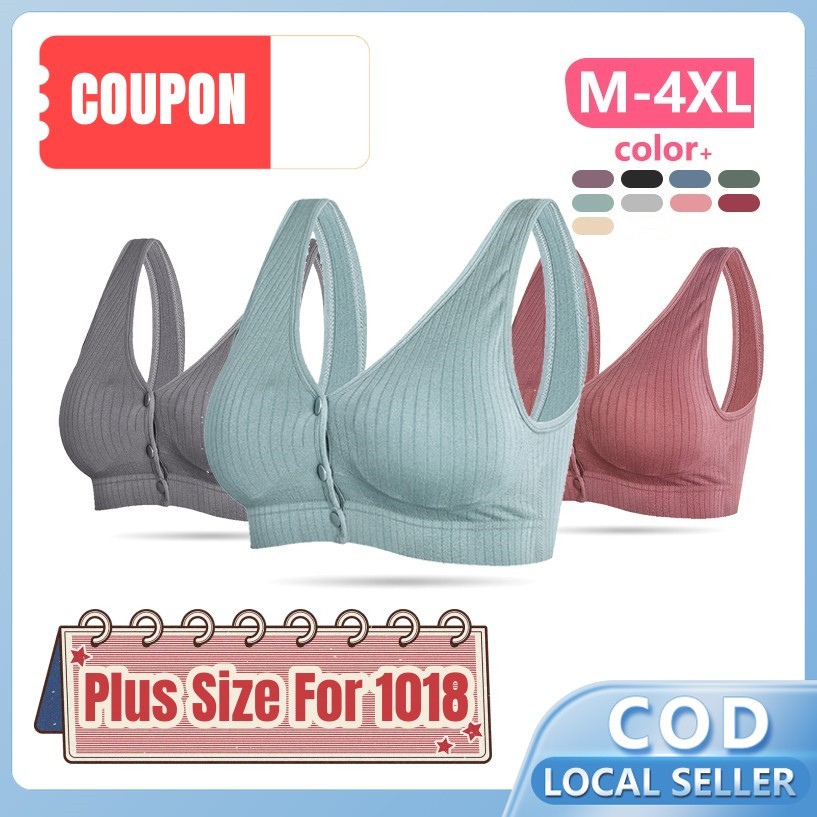 Nursing Bra Cotton Maternity Breastfeeding Underwear Padded Lingerie