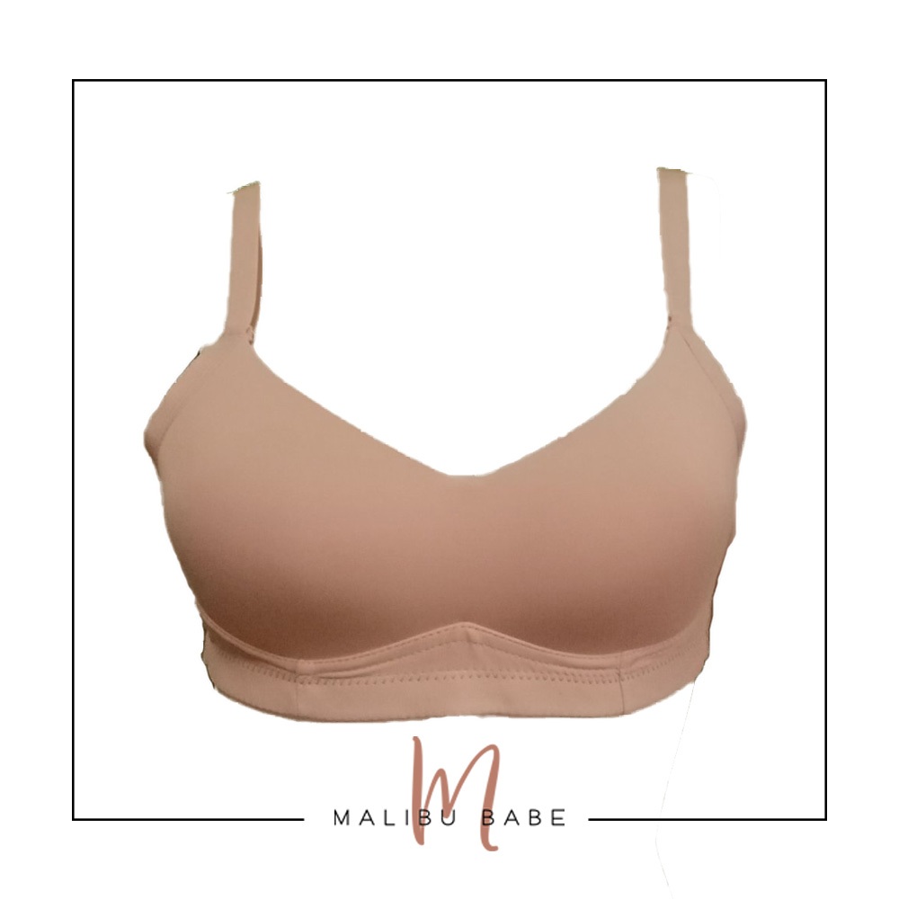 MALIBU BABE Molded Padded Bra with 3 Back Hooks - BEIGE | Shopee ...