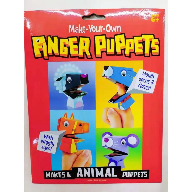Make your own finger puppets (4pcs/1pack) random design | Shopee ...
