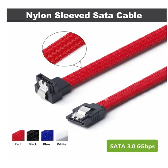 SATA CABLE FOR HARD DISK AND SOLID STATE DRIVE FOR PC AND DESKTOP