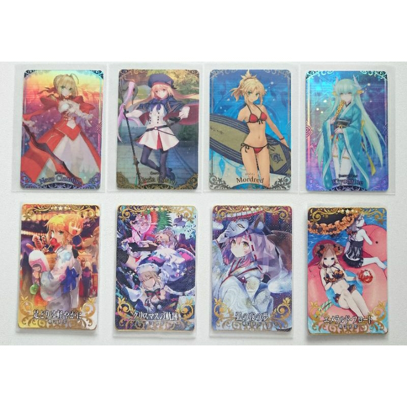 Fate Grand Order Wafer Cards   Arcade Cards Official Fgo Anime Cards R 