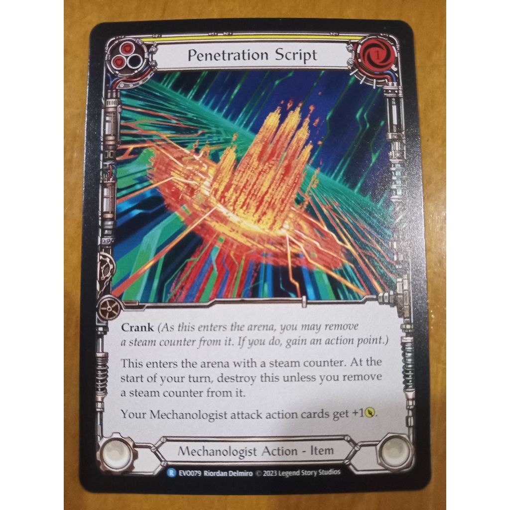 flesh and blood card game Hyper Scrapper (EVO100) [Bright Lights]
