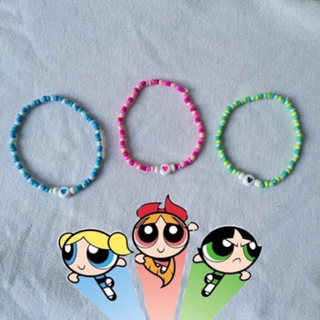 The Powerpuff Girls Beaded Best Friend Bracelet Set