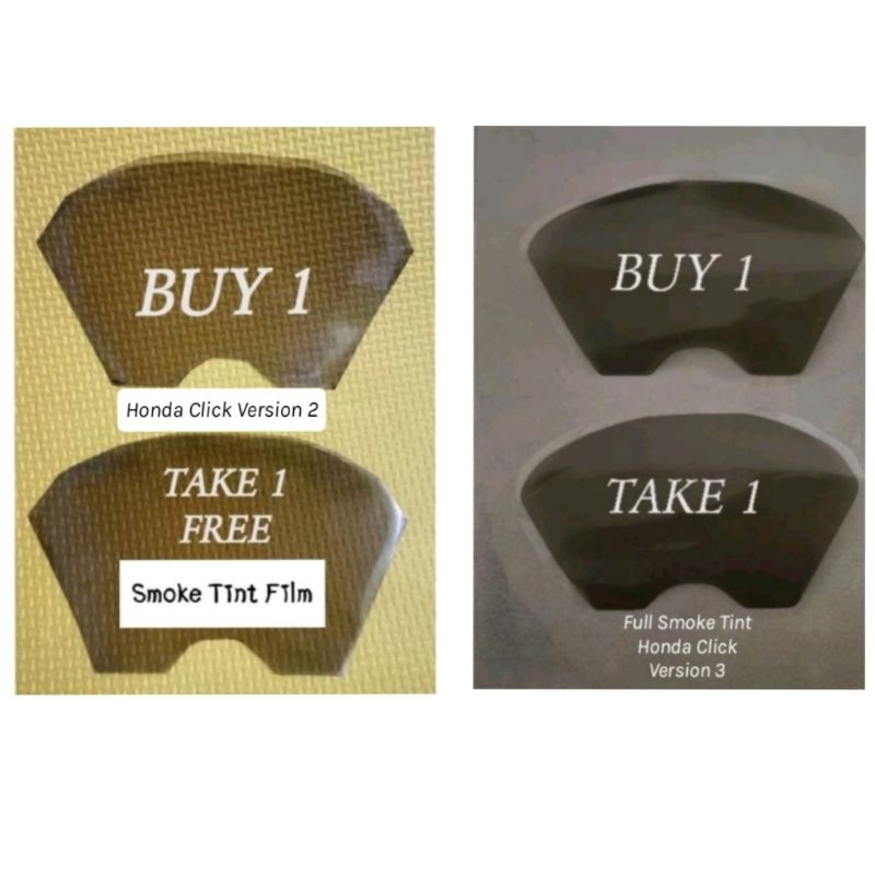 BUY 1 TAKE 1 PANEL PROTECTOR FULL SMOKE FOR HONDA CLICK 125 150 ...