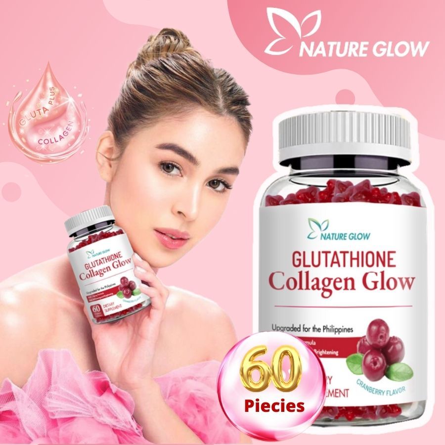 Nature Glow GLUTATHIONE Collagen Glow 60 Piecies Whitening Skin ...