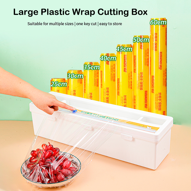 Large cling shop film dispenser