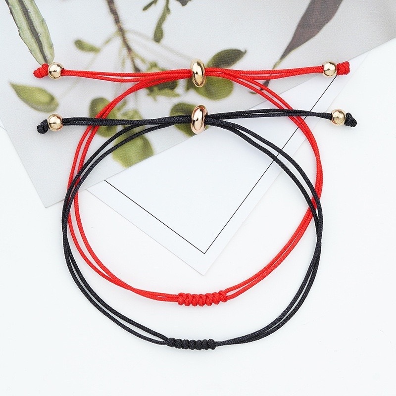Lucky Red String Of Fate Love Lucky Knot Wealth Bracelet Charm Amulet ...