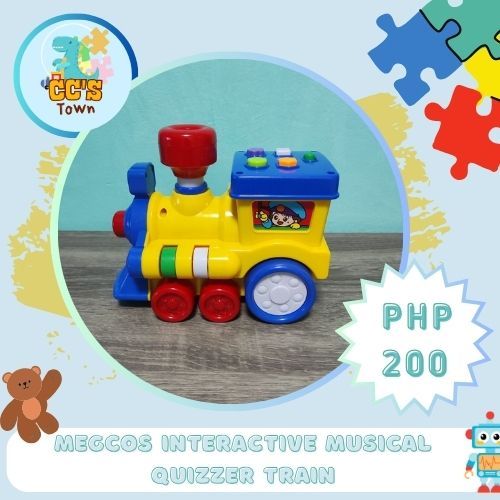 Megcos Interactive Musical Quizzer Train | Shopee Philippines