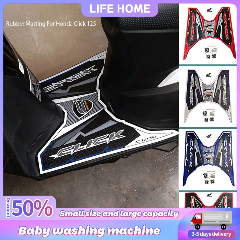 Rubber Matting For Honda Click 125 150 V1v2v3 Accessories For Motorcycle Click 125i Game