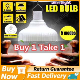 Cheap USB Rechargeable Light Bulb Outdoor Camping 3 Model Dimmable Portable Lanterns  Emergency Light