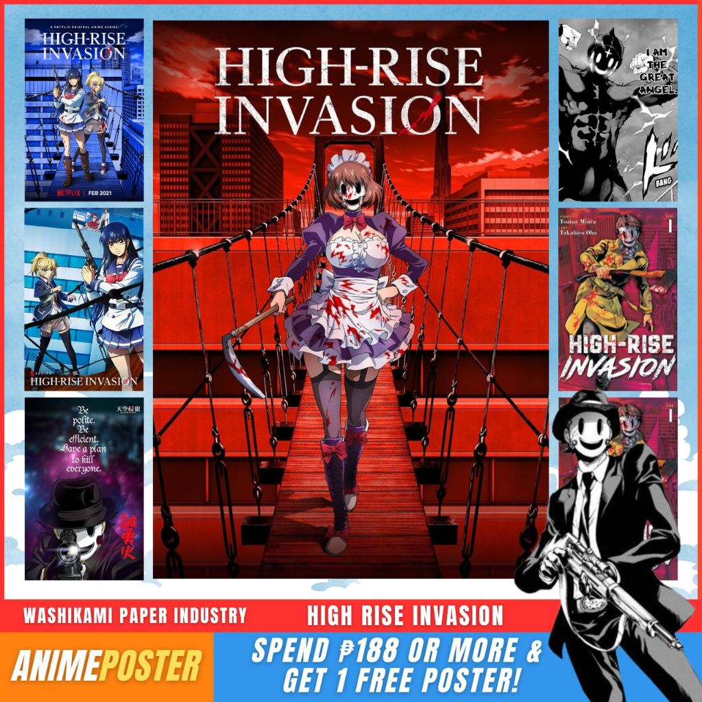 High Rise Invasion A4 Posters Official Anime Posters / Sticker Poster