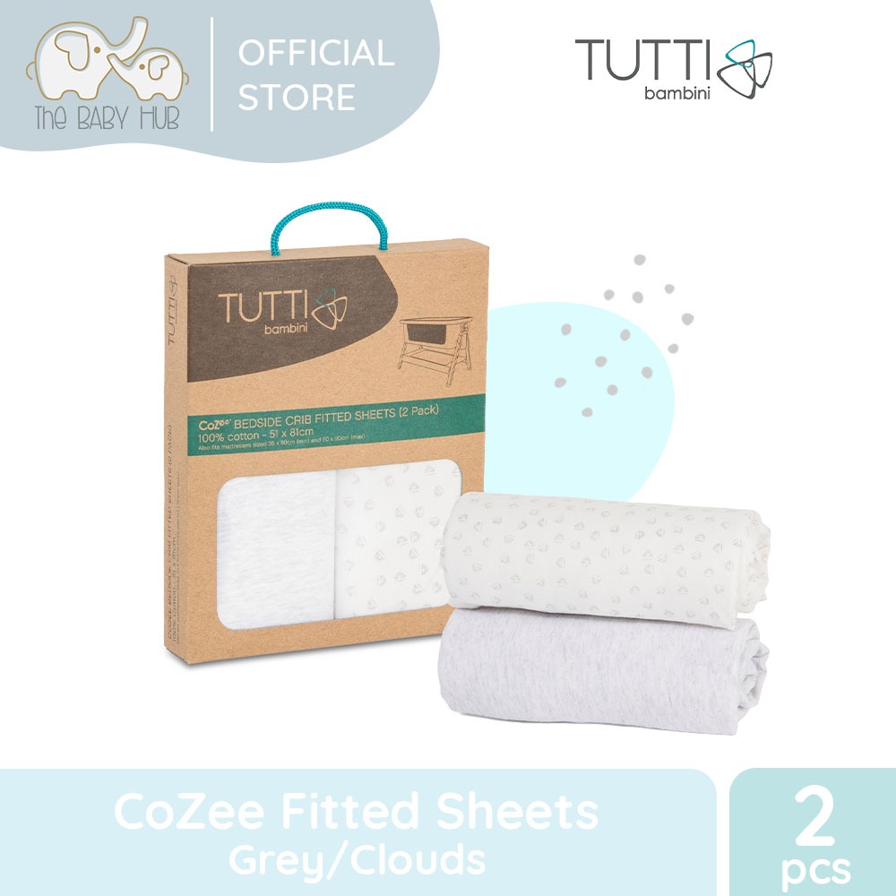 Fitted sheets for tutti bambini cozee best sale