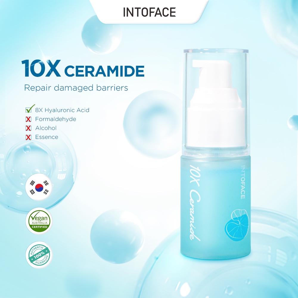 INTOFACE 10X Ceramide Skin Barrier Repair Serum+8X Hyaluronic acid