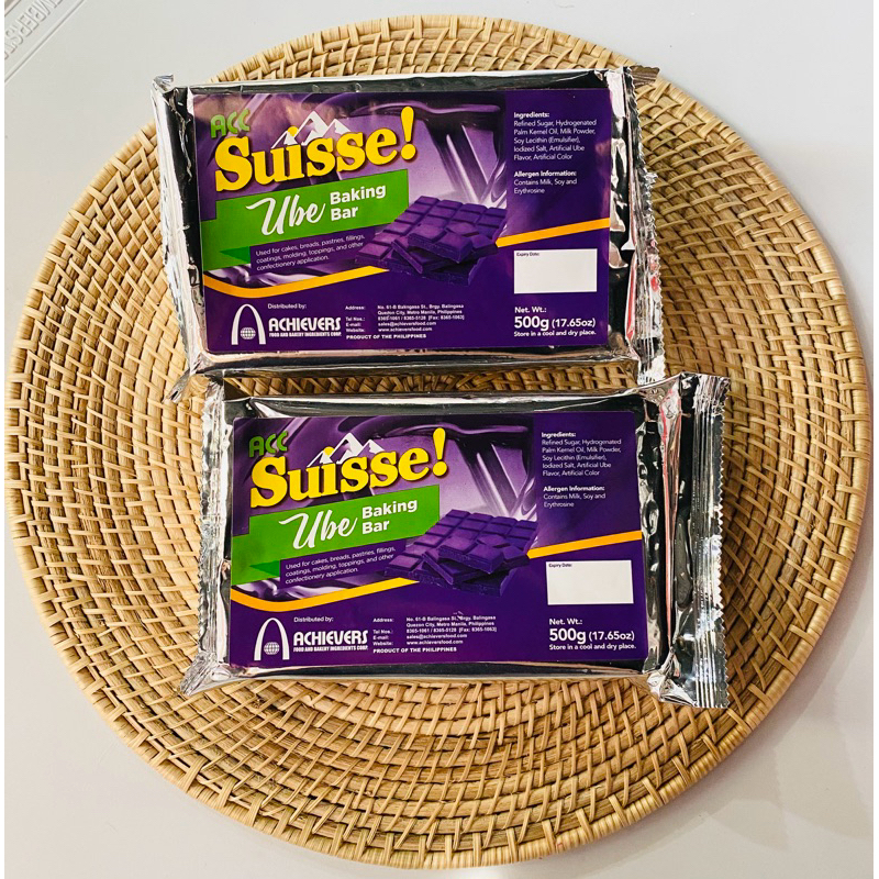ACC Suisse Ube Bakinvg Bar 500g Shopee Philippines