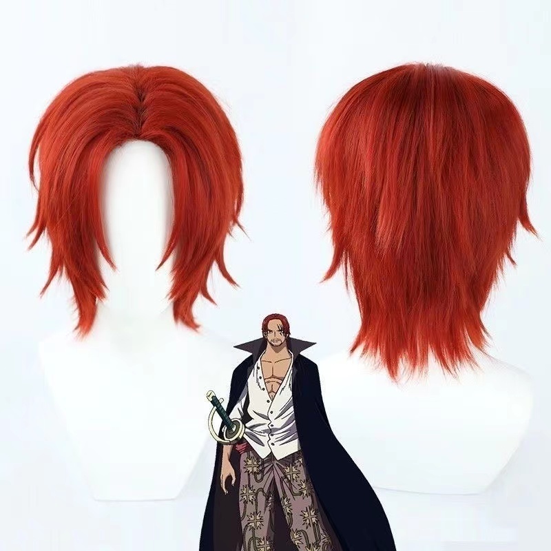 One piece shanks cosplay costume set cos role play halloween party men
