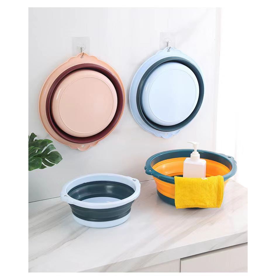 Folding Portable Wash Basin Multifunction Household Bathroom Bucket