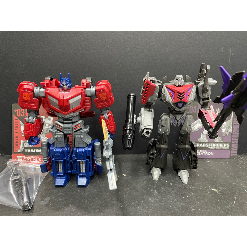 Transformers Studio Series Gamer Edition Optimus Prime, Megatron ...