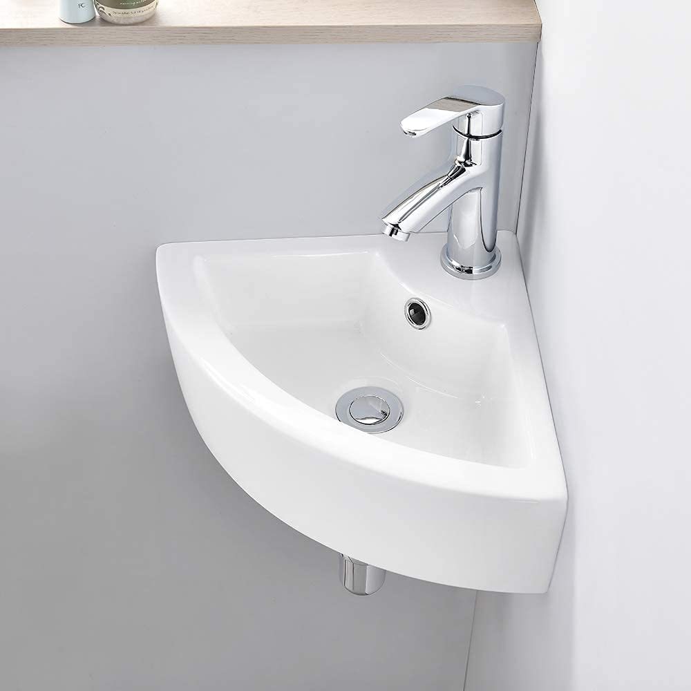 Corner Wall Hung Basin / Bathroom Corner Sink / Wall Hung Sink | Shopee ...