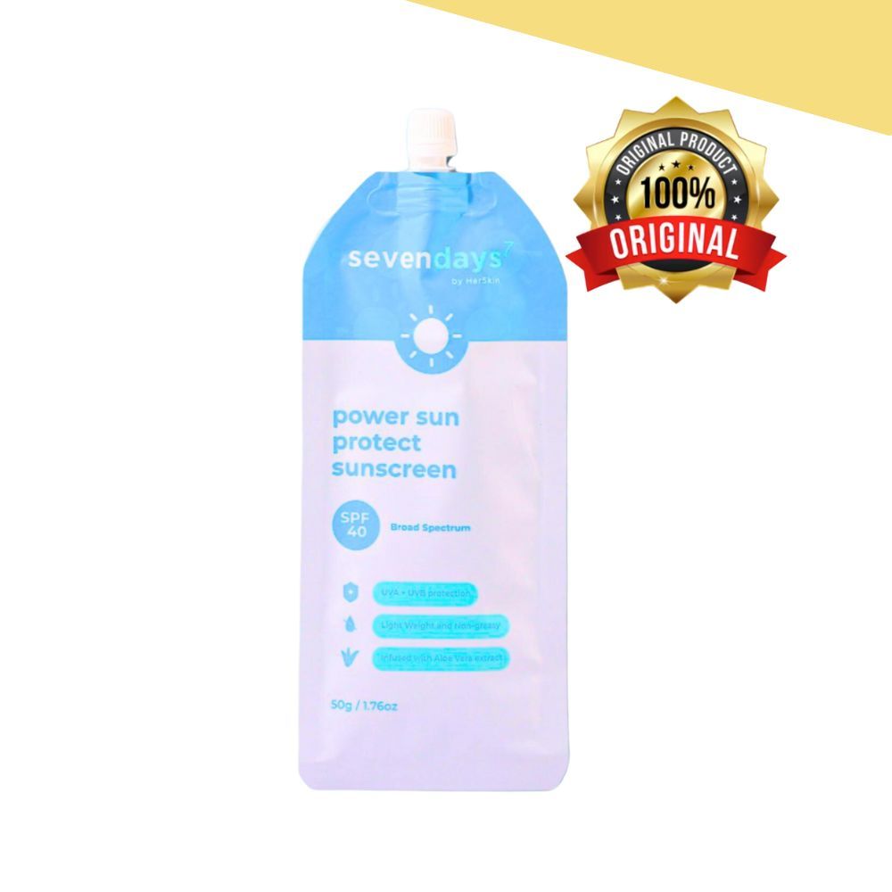 Seven Days Power Sun Protect Sunscreen SPF40 50g | Shopee Philippines
