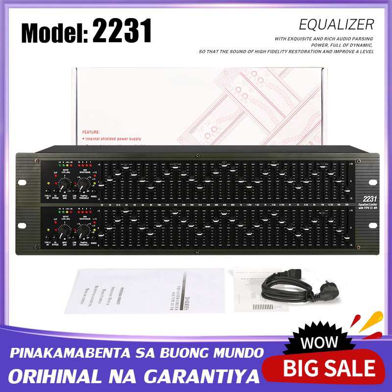 EQUALIZER 2231 20 SERIES Graphic Equalizer/Limiter with Type III Noise