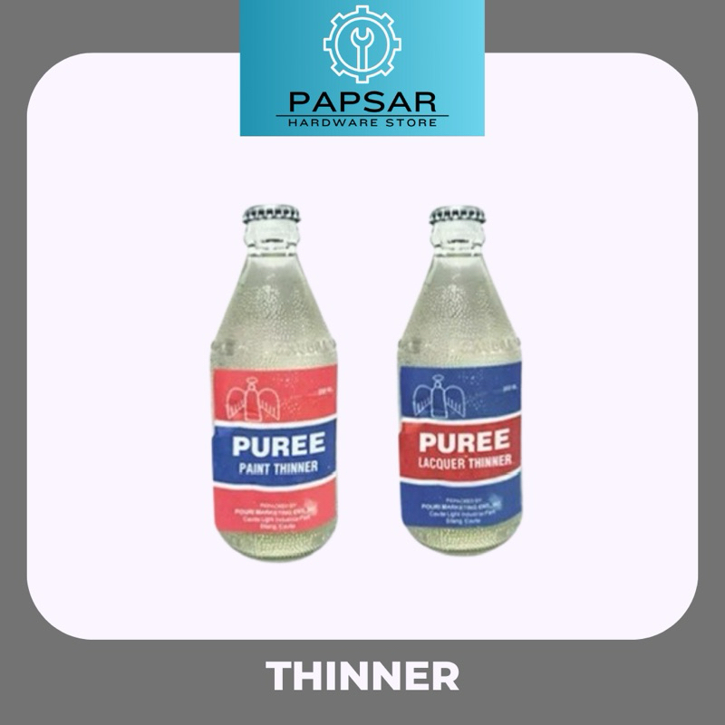 Puree Lacquer Thinner and Paint Thinner Shopee Philippines