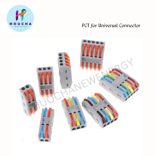 PCT Wire Connector Terminal Block 2/3/4/5/8 Way Fast Electric Wire ...