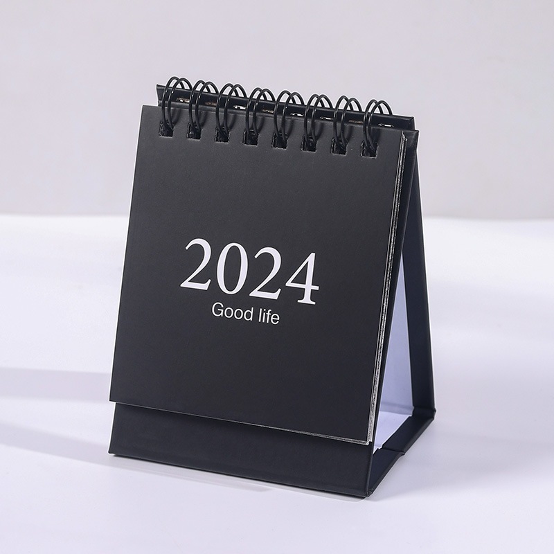 2024 Desk Calendar Desktop Planner Schedule Kawaii Yearly Agenda