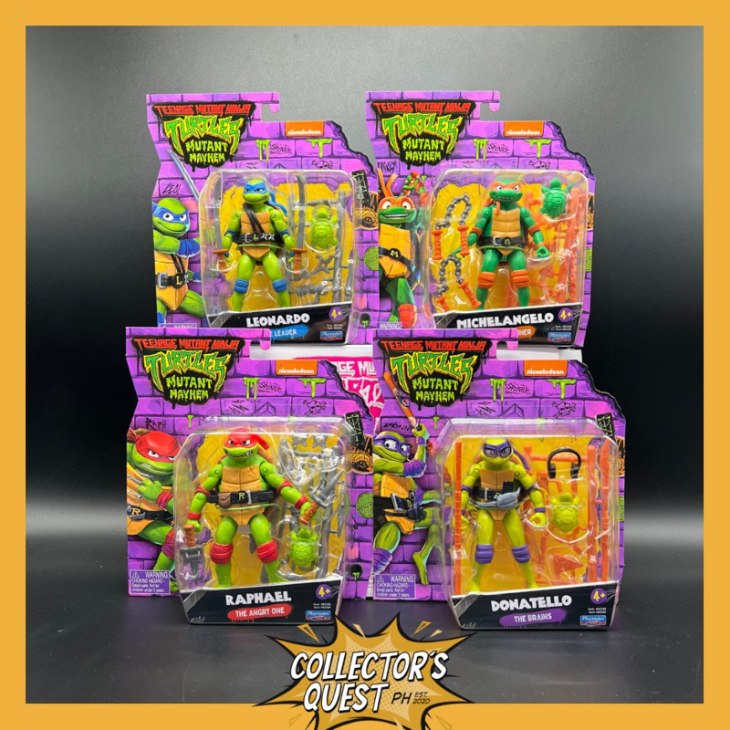 Playmates Teenage Mutant Ninja Turtles: Mutant Mayhem Basic Figure ...