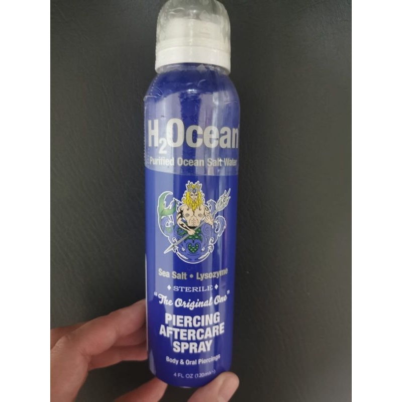 H2Ocean Piercing Aftercare Spray, Seasalt Keloid & Bump Treatment ...