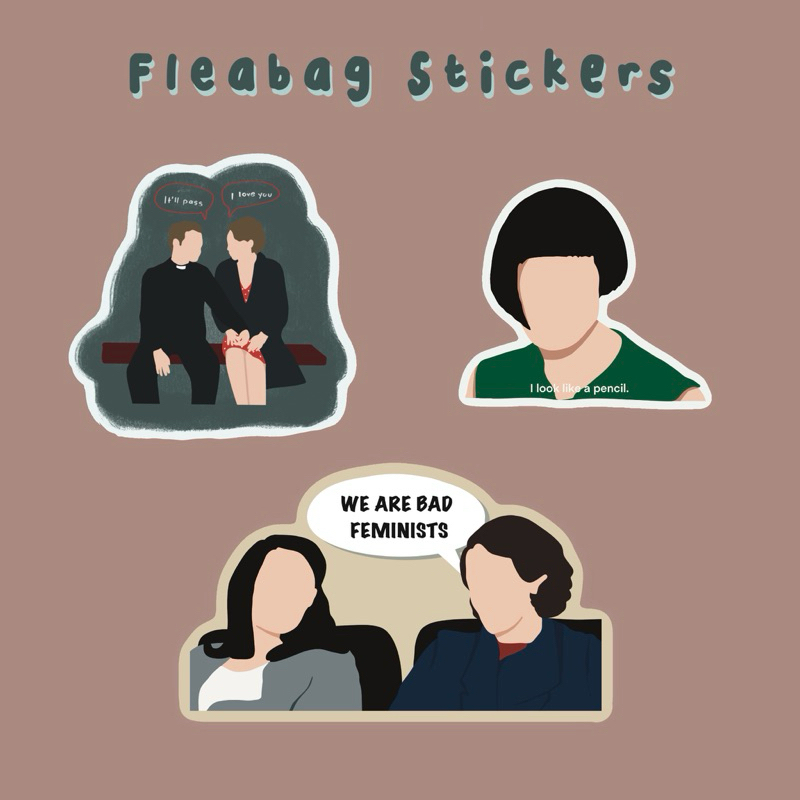 Fleabag Series Vinyl Stickers [Waterproof] | Shopee Philippines