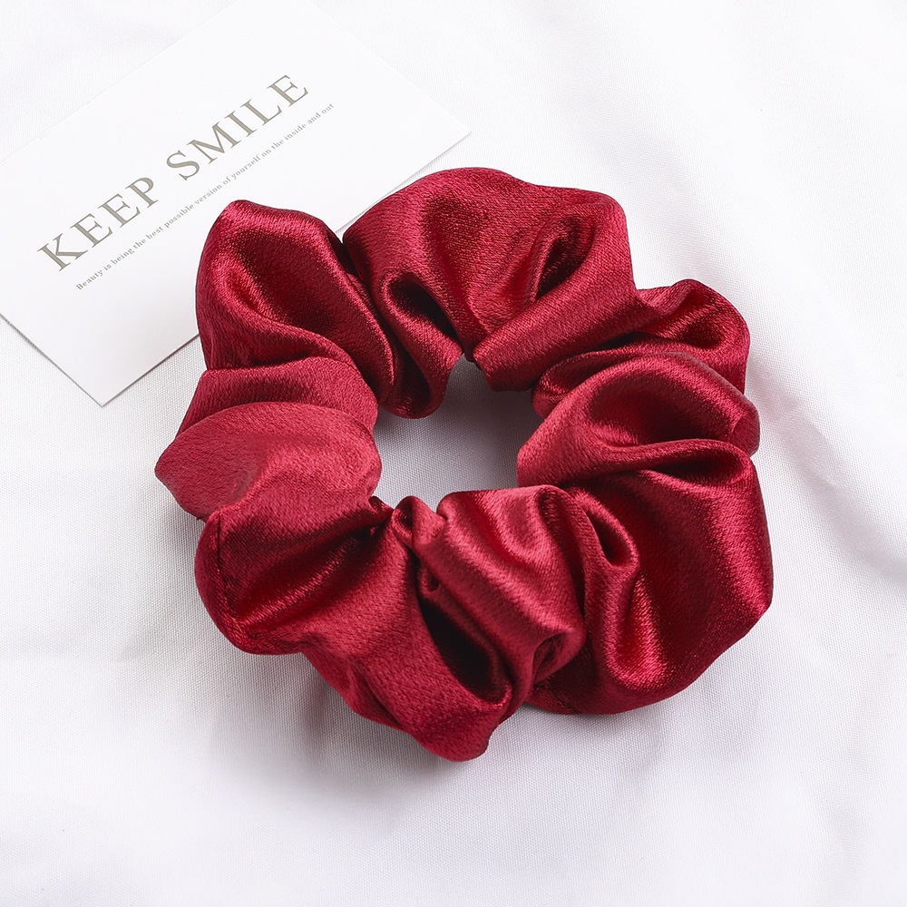 Silk Scrunchie Hair Tie Fashion scrunchies Korean Hair Ribbon Hair