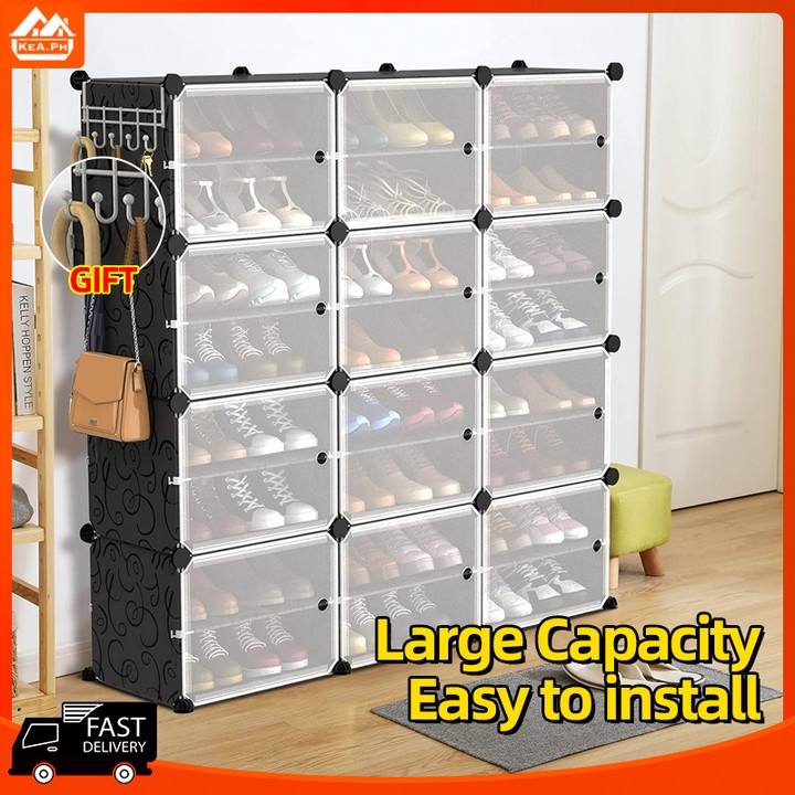 Shoe Rack Simple Organizer Shoe Cabinet Shoe Storage Dust-Proof Drawer ...