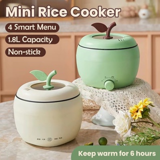 1.8L Heart-Shaped Home Rice Cooker with Functions of Cooking Rice,  Porridge, Soup and Cakes,Pink