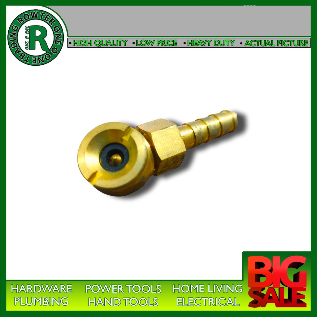Air chuck tire inflator close end hose barb bibb fittings Shopee Philippines