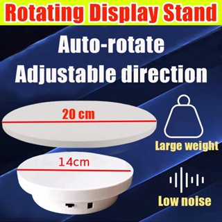 90/180 Degree Electric Rotating Display Stand Shop Display Turntable Mirror  Spinning Base for Photography Products Shows